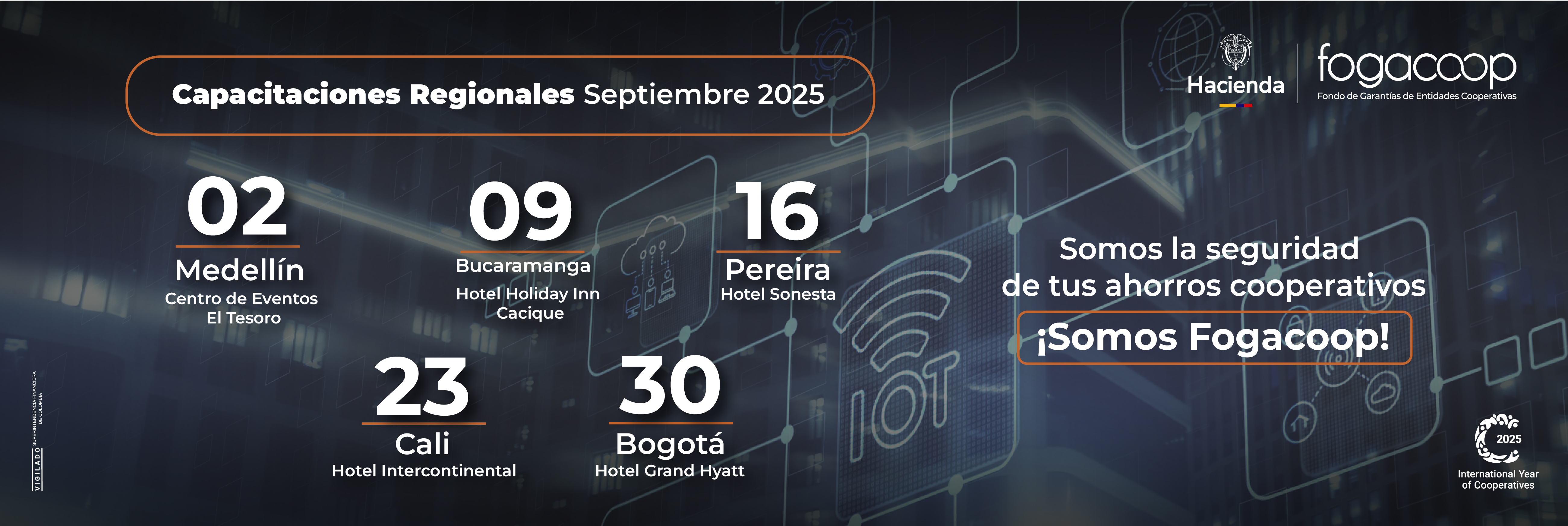 En septiembre se realizarán las jornadas regionales de capacitación de Fogacoop